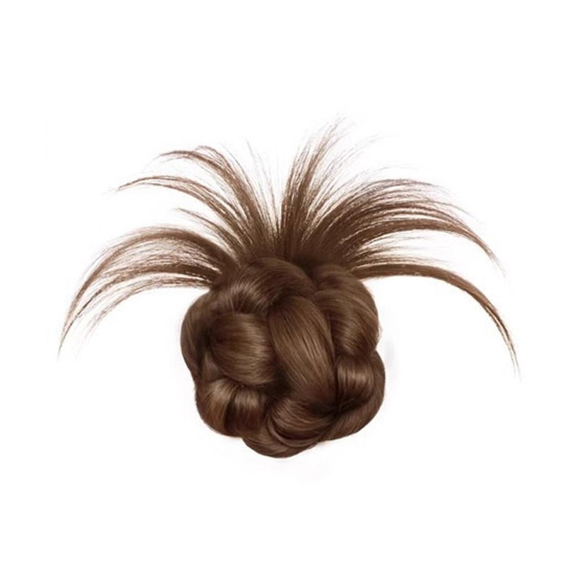 Hair clip for creating a feather bun or braided updo with realistic texture; natural hair clip for adding volume; hair volume booster.
